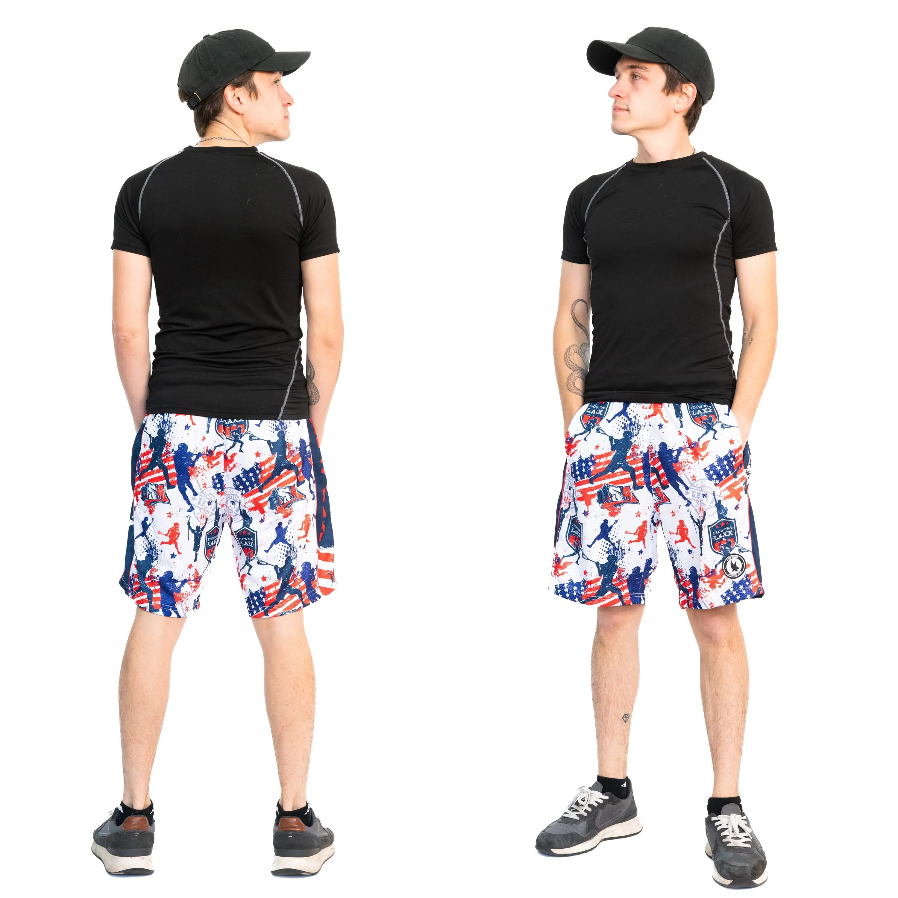 Boys Flow Laxx USA Short - Image 4